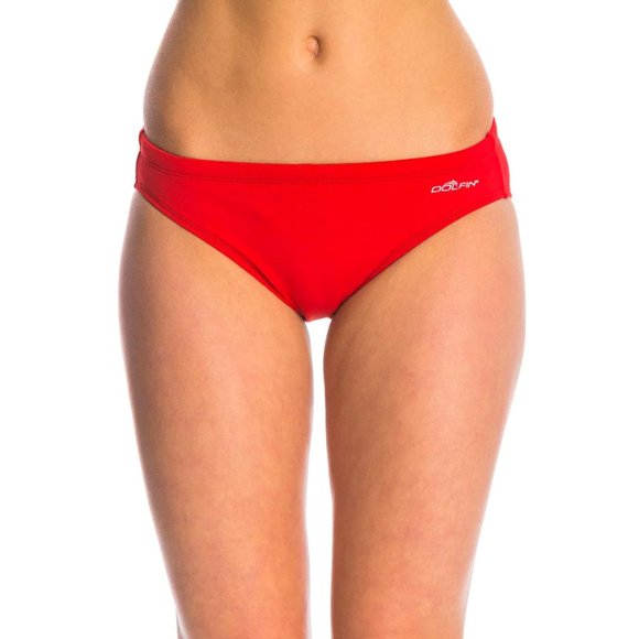 DOLFIN Red & White Lifeguard Racerback 2 Piece Tankini Swimsuit NWT Size XS - Picture 5 of 8